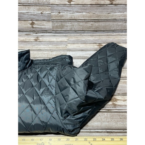 LL Bean Women’s Jacket Quilted Black EUC Size Medium - Picture 5 of 5